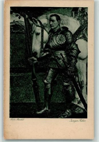 Gemälde von Boehle - Junger Ritter Ritter