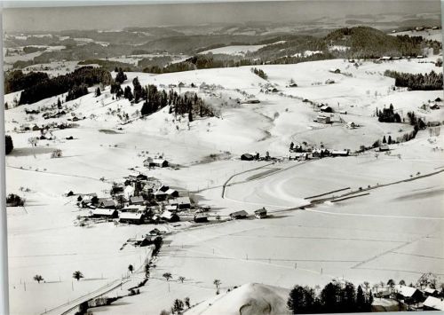 88167 W8999 Maierhöfen , Allgäu - Luftaufnahme Winter