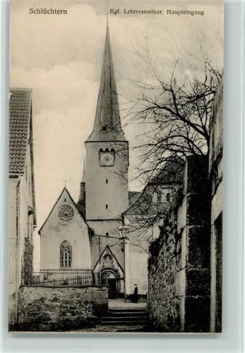 Schlüchtern Kgl. Lehrerseminar Haupteingang