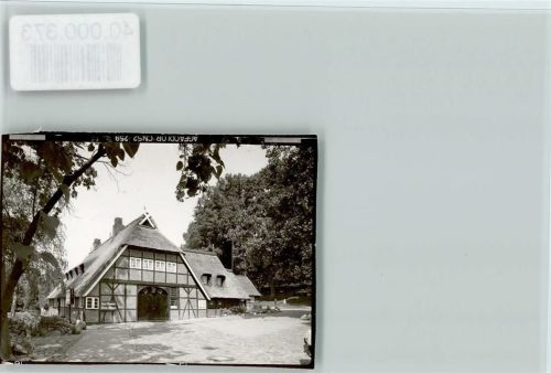 21227 W2106 Bendestorf FOTO KEINE AK Hotel Meinsbur, Fachwerk, Reetdach