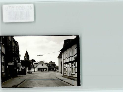 21368 W2121 Dahlenburg FOTO KEINE AK Kirche, Schaufenster, Fachwerkhaus, Pepsi Reklameschild