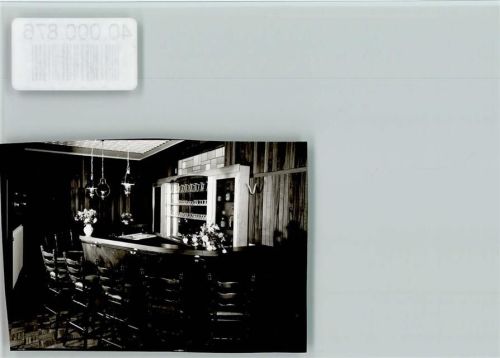 25364 W2205 Bokel b Elmshorn FOTO KEINE AK Hotel Mühle Innenansicht, Bar