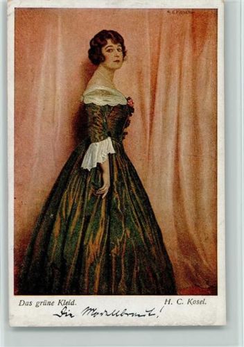 1919 Nr. 181-15 B.K.W. sign Kosel Das grüne Kleid - Mode