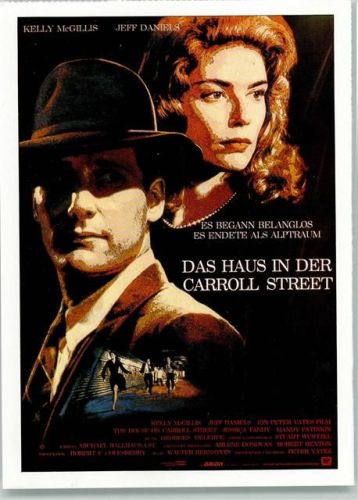 Das Haus in der Caroll Street AK-Format, keine AK-Rückseite Filmtitel Werbung