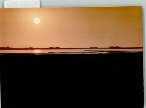 25813 W2250 Schobüll b Husum, Nordsee FOTO KEINE AK Sonnenuntergang