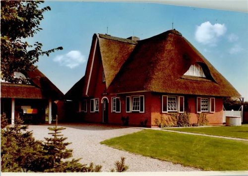 Schobüll Friesenhaus mit Reetdach