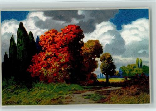 1910 Meissner & Buch Serie 1452 Herbststimmung - Landschaft