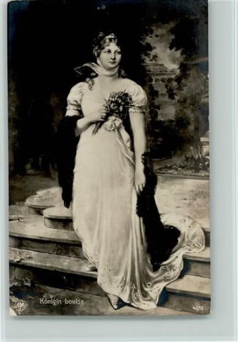NPG Königin steigt die Treppe herunter Adel Königin Luise 1914