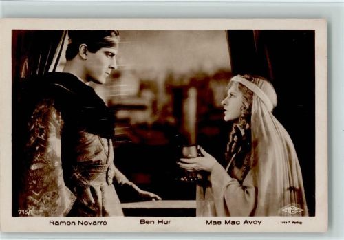 Ramon Novarro Mae Mac Avoy Ben Hur Verlag Iris