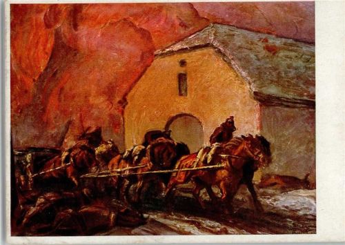Bild 45-VIII - Artillerie - Flucht