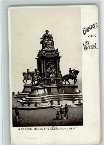 Wien - Maria Theresien Monument 1902 AK