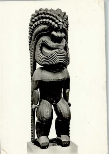 Figur aus Hawaii Völkerkunde