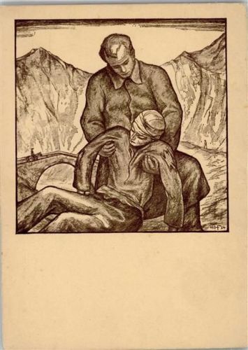 WK II - Tuet Gutes allen - Hans Franke "Der barmherzigen Samariten gefallener Soldat