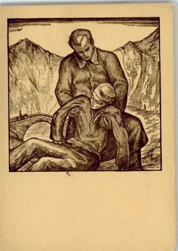 WK II - Tuet Gutes Allen, Hans Franke , Der barmherzige Samaritan gefallener Soldat