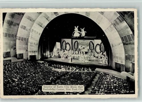 Interior of Radio City Music Hall, Rockefeller Center USA
