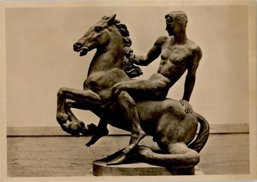 HDK Nr. 543 Photo Hoffmann , Statue von Klimsch "Brunnengruppe