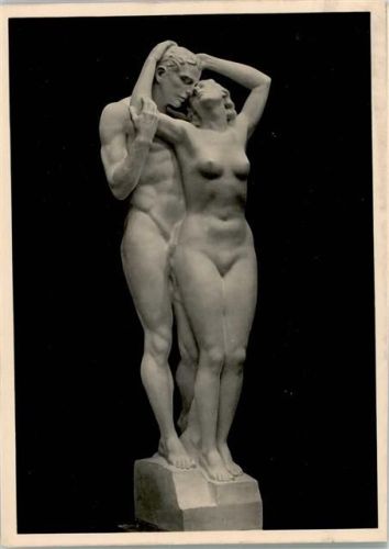HDK Nr. 337 Photo Hoffmann, Thorak Statue "Zwei Menschen" Erotik