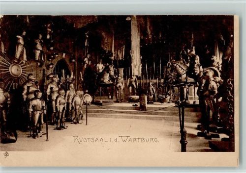 Wartburg der Rüstsaal 1900 AK Ritter