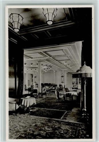 Festsaal Foto AK Dampfer Cap Arcona