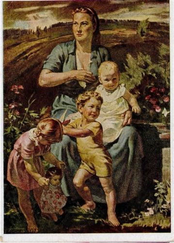 HDK Nr. 167 sign Heymann Mutter und Kinder
