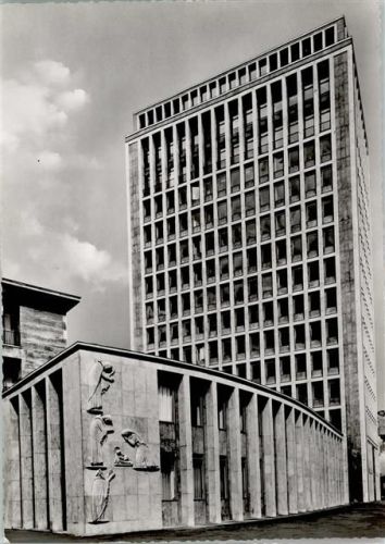 Köln Stadt Gerling-Hochhaus, Relief von Breker "Die Heiligen drei Könige