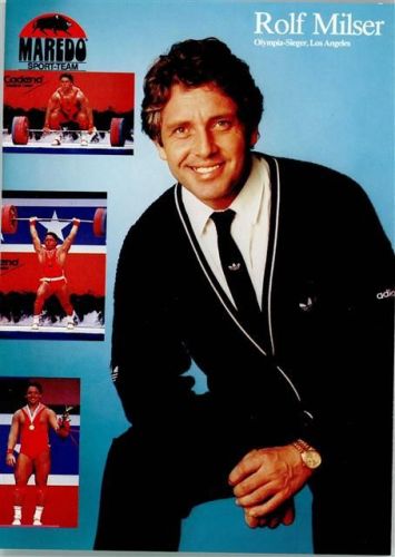 Rolf Milser - Gewichtheber , Olympia Sieger 1984 AK Kraftsport