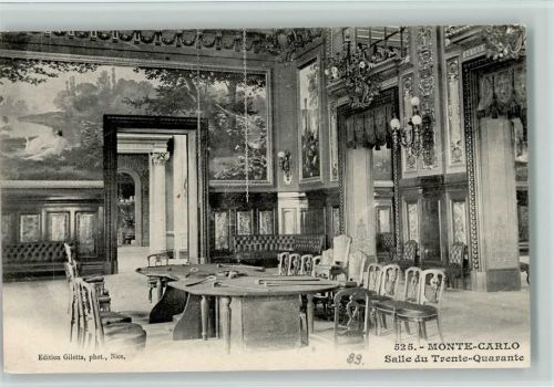 Monte Carlo - Salle du Trente-Quarante ca 1915 AK