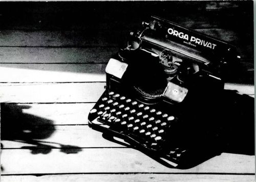 eine Orga Privat Foto AK Edgar Nr. 279 AK Schreibmaschine