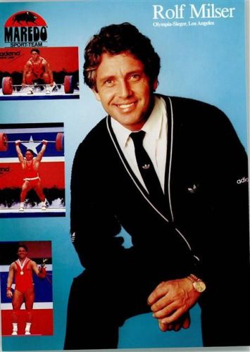 Rolf Milser - Gewichtheber , Olympia Sieger 1984 AK Kraftsport