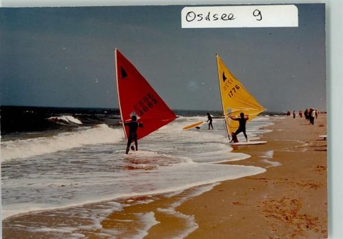 Surfen an der See ca 1975 keine AK Wettkampf Wassersport