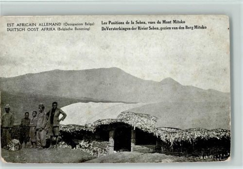 Ost Afrika - Belgische Besetzung - Berg Mitoko und Hütten