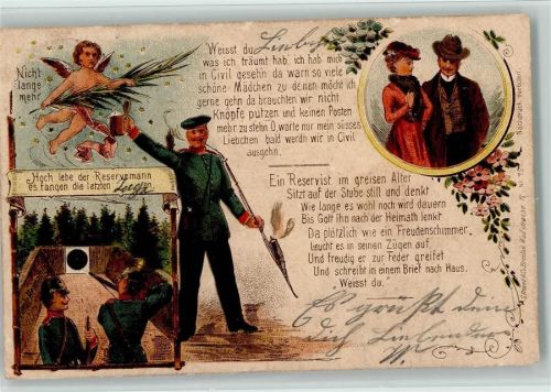 1902 Am Schiessstand - Es fangen die letzten Tage an