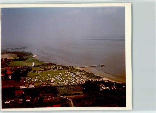 Krautsand Luftaufnahme Campingplatz