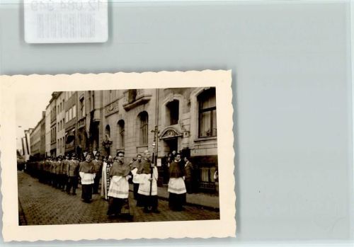 Köln Zollstock 205 1959 Vorort Fronleichnam-Prozession