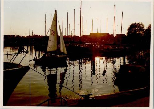 Strande Segelschiffe Hafen
