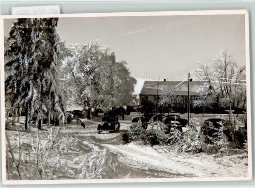 57413 W5950 Rönkhausen FOTO KEINE AK Winter Autos Hohenlenscheid