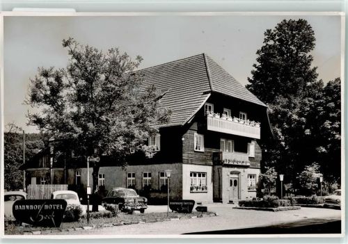 77781 W7616 Biberach , Baden FOTO KEINE AK Bahnhof Hotel Beck