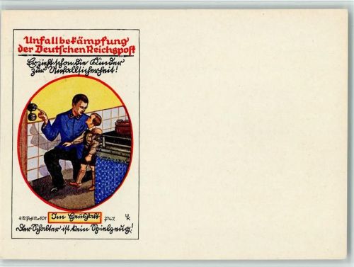 Im Haushalt Nr. 101 Unfallbekämfung der Deutschen Reichspost Umweltschutz 1939
