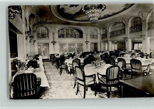 Schiff New York, Innenansicht, Speisesaal Foto AK