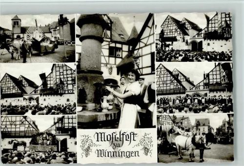 56333 W5406 Winningen , Mosel - Mehrfachaufnahme Moselfest