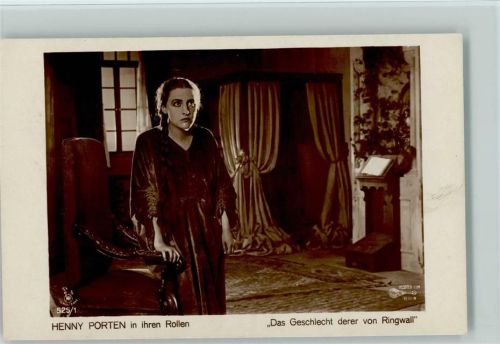 Ross Verlag- 525-1 - Henny Porten in "Das Geschlecht derer von Ringwall