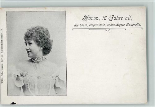 Nanon 16 Jahre - schneidigste Soubrette