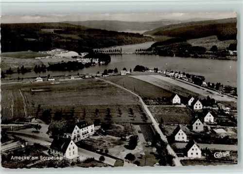 59846 W5768 Amecke , Sorpesee - Luftaufnahme