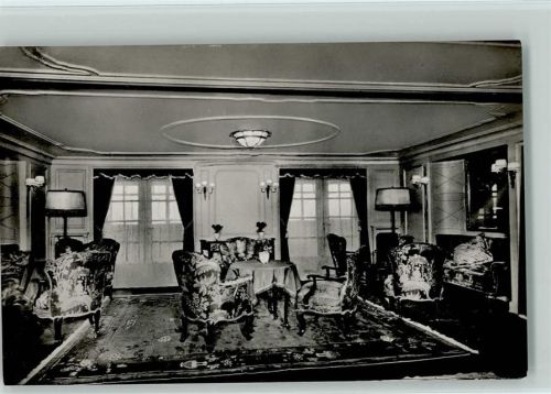 Schiff New York, Innenansicht, Damenzimmer 1. Klasse