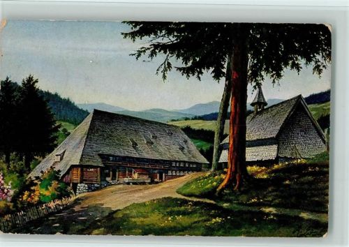Im Hochschwarzwald sign Lederle , Elchlepp Nr. 3 AK Lederle Künstlerkarte