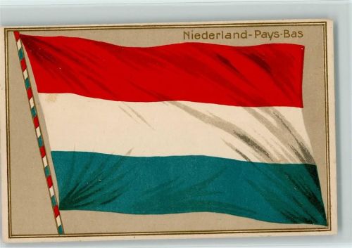 Nr. 8 - Litho Niederland Geld auf AK Prägedruck