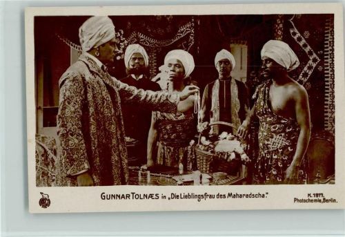 K. 1917 Photochemie - Gunnar Tolnaes in "Lieblingsfrau des Maharadscha