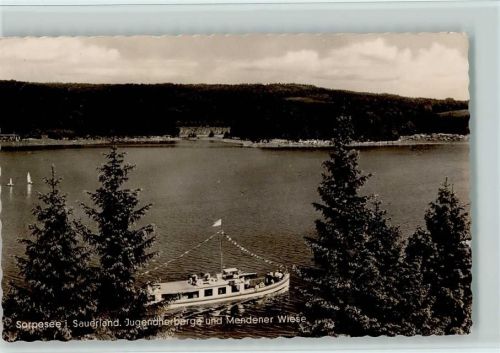 59846 W5768 Hachen , Sauerl - Sorpesee Jugendherberge und Medener Wiese
