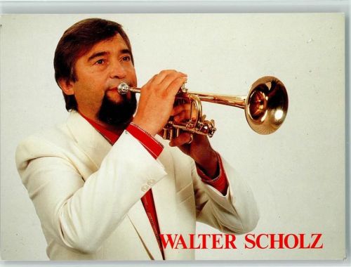 Walter Scholz - Trompeter - Rückseite Musiktitel, keine AK