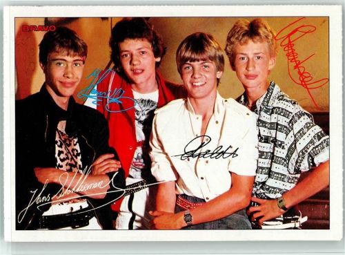 The Shorts - Musikgruppe - Autogrammkarte der B. keine AK Rock / Pop